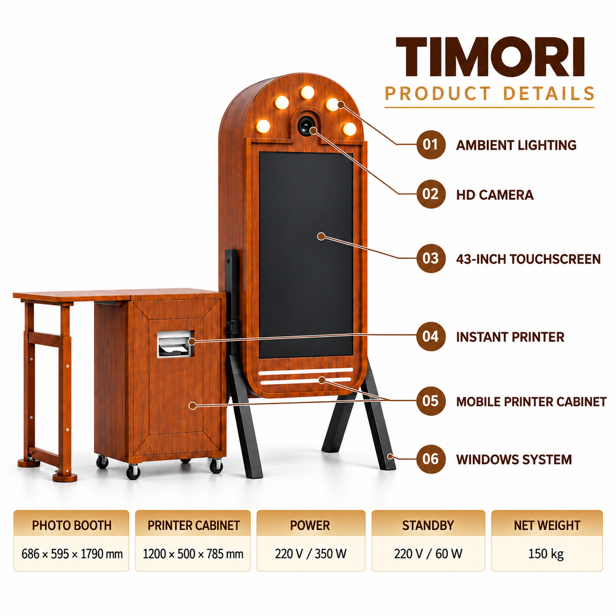 Timori All-in-One Photo Booth