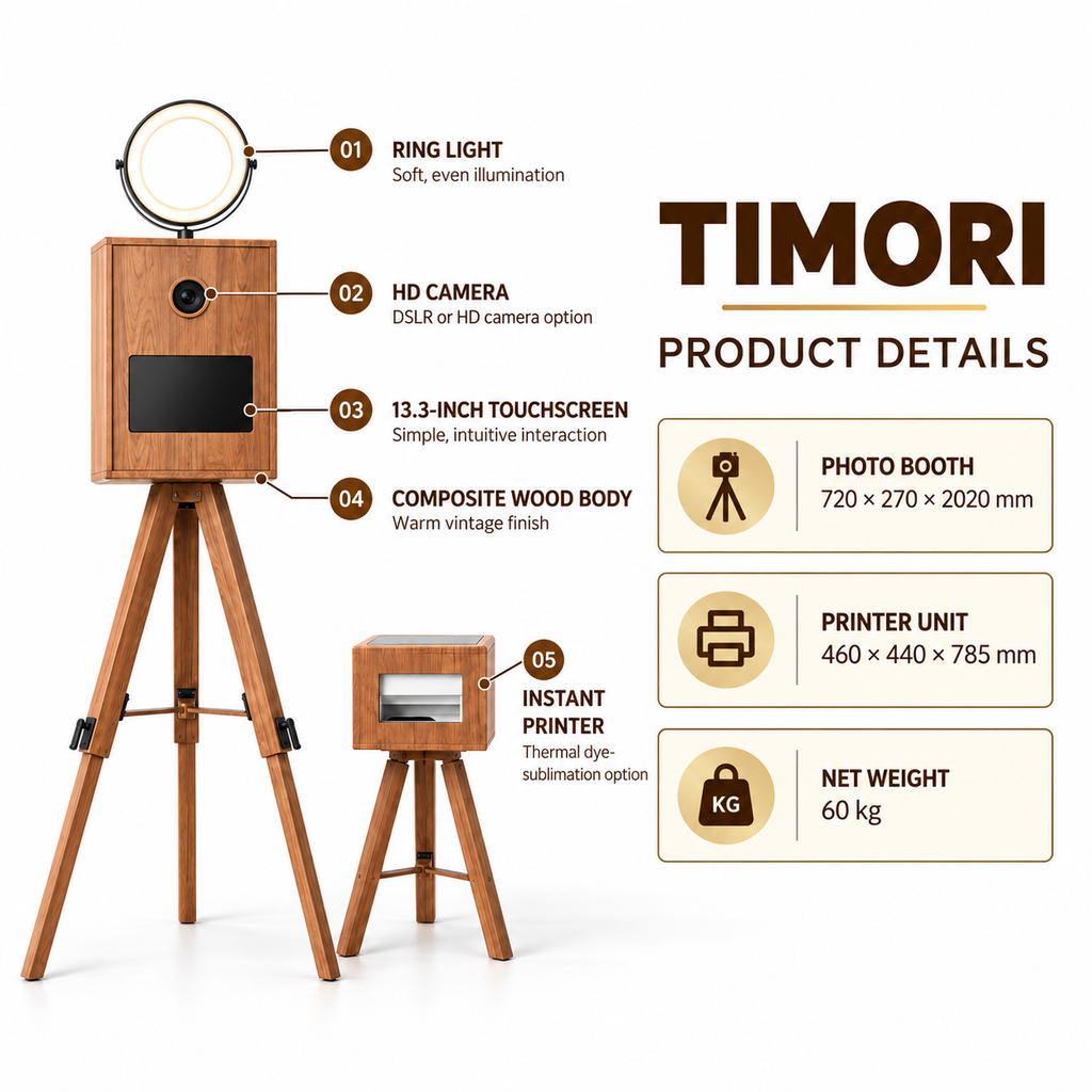 Timori Vintage Newspaper Photo Booth