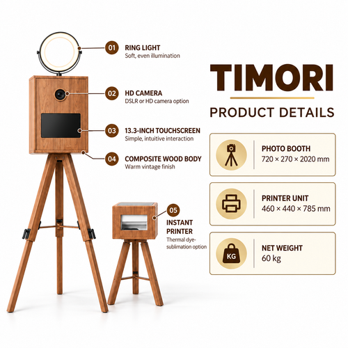 Timori Vintage Newspaper Photo Booth